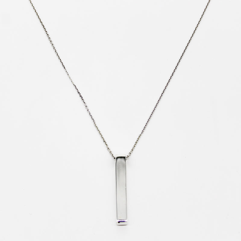 Vertical 3D Bar Necklace